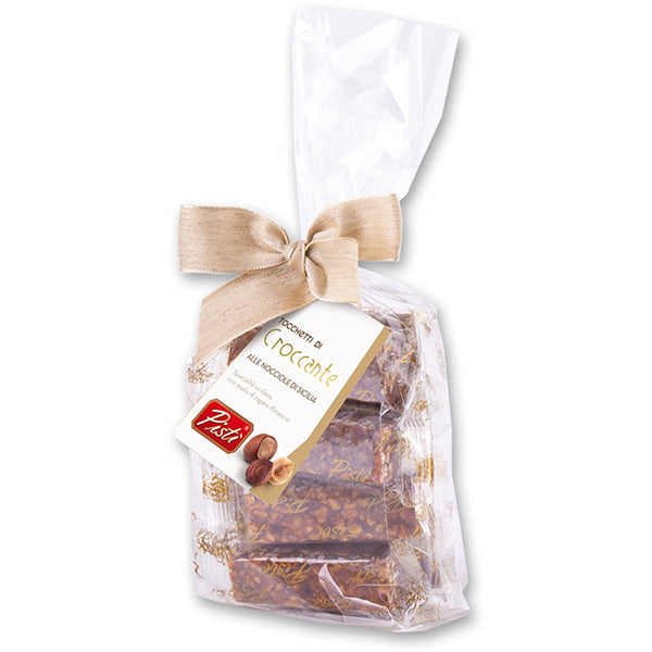 200g Crunchy Nougat Pieces w. Sicilian Hazelnuts