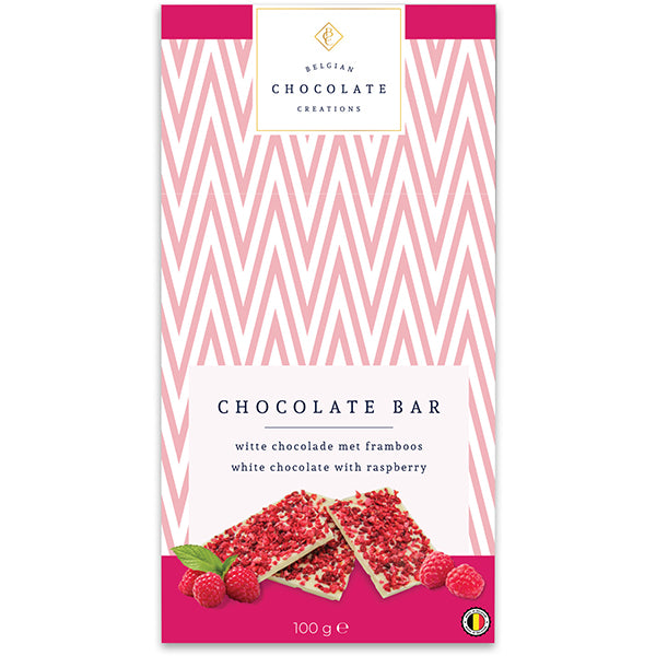 10x100g Bars Raspberry Wh