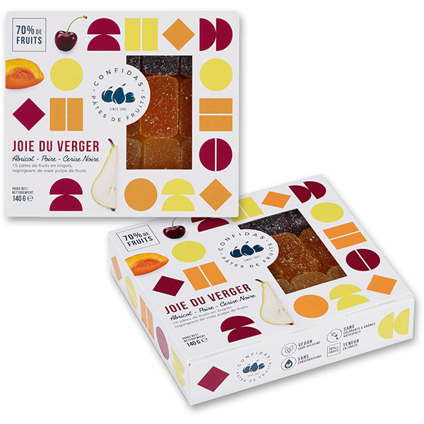 140g Fruit Jellies Orchard 70% 3 Asstd