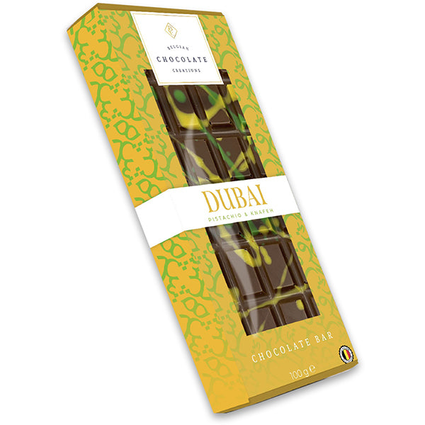 100g Bars Dubai Pistachio & Knafeh Mk