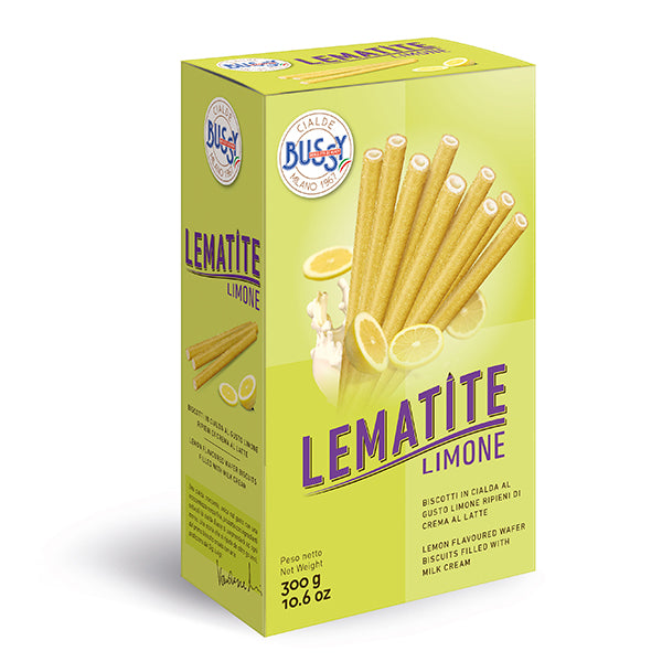 300g/28 Lemon Rolled Wafer Biscuits w. Milk Cream