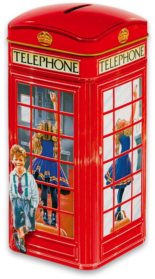 150g Telephone Kiosk w. English Toffees Money Box