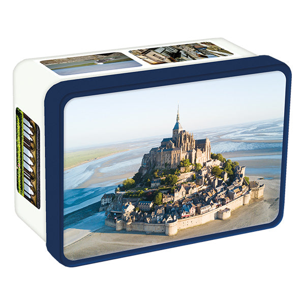 125g/4x5 Pack Butter Biscuits Tin Mont St Michel
