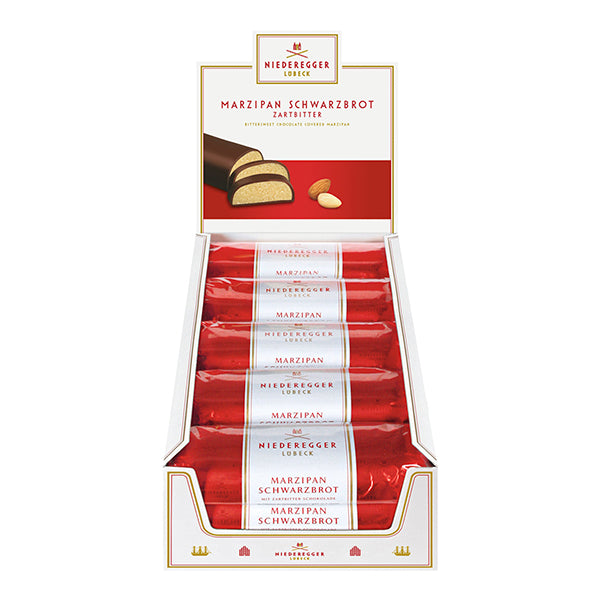 15x125g Marzipan Logs Chocolate Dk
