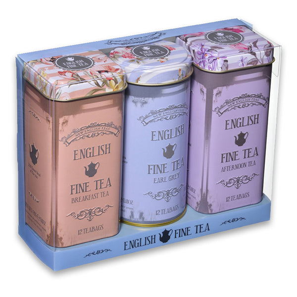72g/3x24g Teabags English Breakfast Vintage Floral Gift Pack