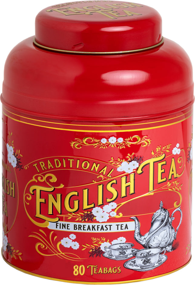 160g/80 Teabags English Breakfast Vintage Victorian Red
