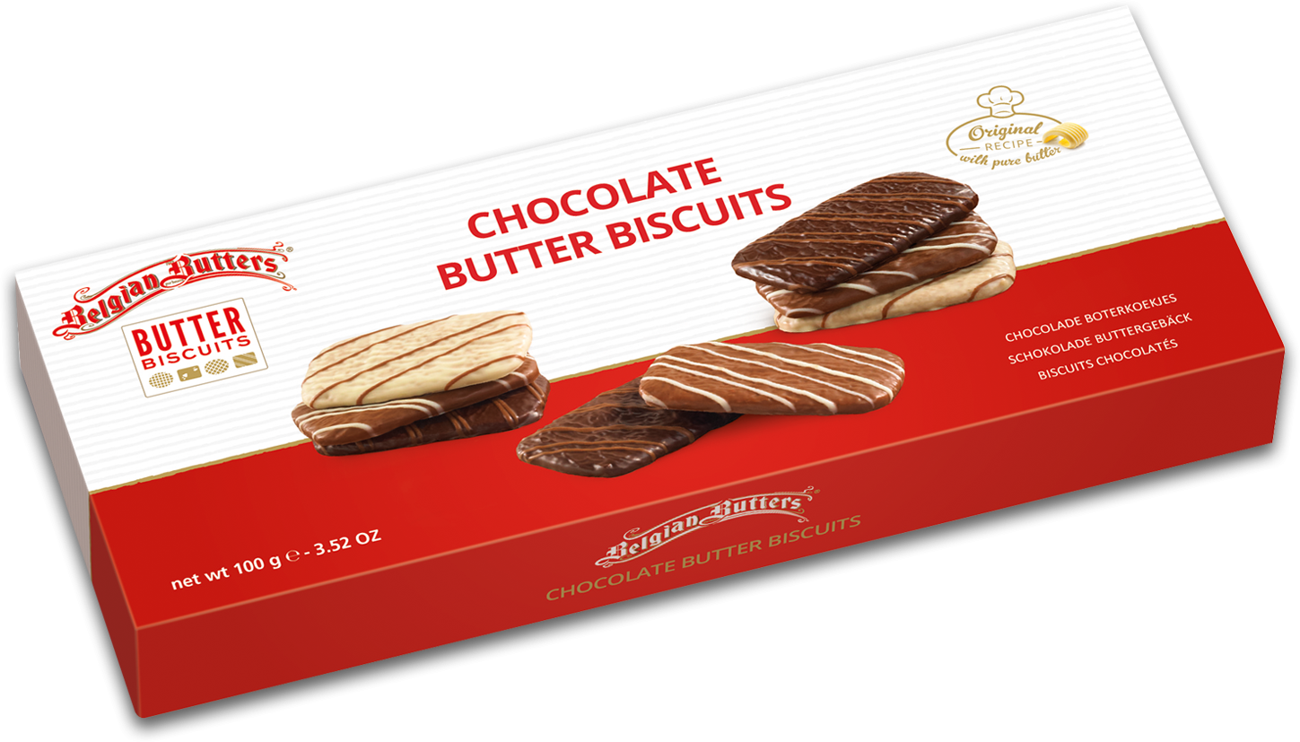 100g Chocolate Butter Biscuits Asstd