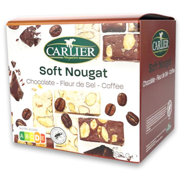 180g Soft Nougat Chocolate Fleur de Sel Coffee