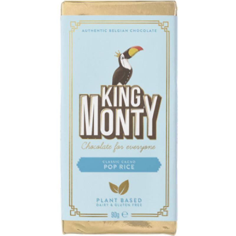 90g King Monty Bars Pop Rice Dk