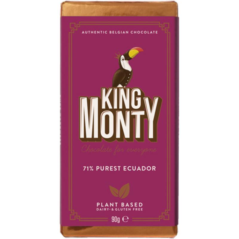 90g King Monty Bars Purest Ecuador 71%